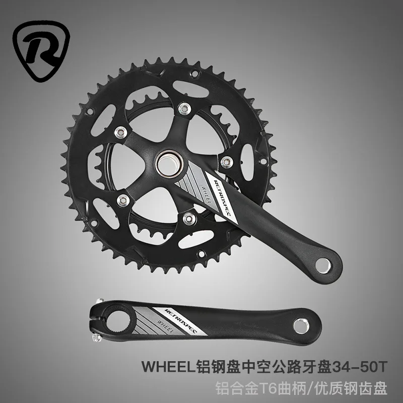 

TWITTER-RS Aluminum Alloy Hollow Crank Set, Road Bike Crankset, Bicycle Parts, MTB Parts, Accessories, 16, 18S