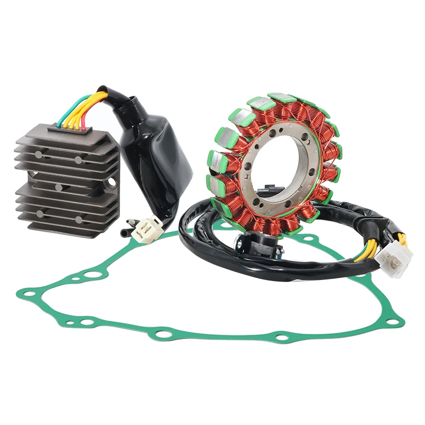 Motorcycle Magneto Stator Coil Regulator Rectifier Generator Cover Gasket Kit For Honda NX400 1999-2010 31600MCG305 /11395KCY671