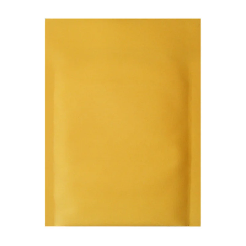 50/100Pcs Yellow Kraft Paper Bubble Mailers Packaging Bags Self Seal Padded Envelopes Poly Lined Shipping Bags for Bussiness