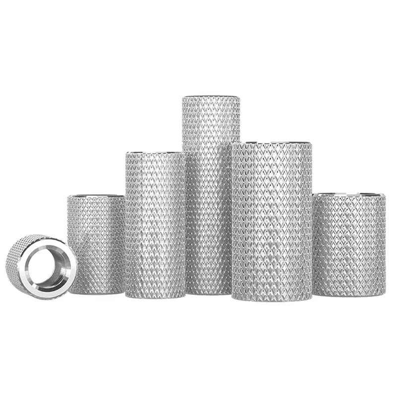 1/2/5Pcs M2~M12 304 Stainless Steel Knurled Longer Threaded Thumb Cylinder Nuts Long Extenion Thumb Tighten Nuts Female Standoff