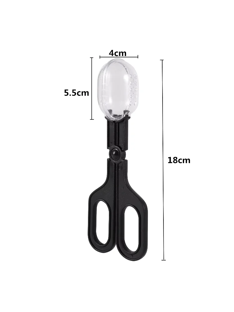 Reptile Terrarium Lizards Plastic Tongs Tweezers Pet Raising Feeding Tool Clip Children School Plant Insect Biology Study Tool