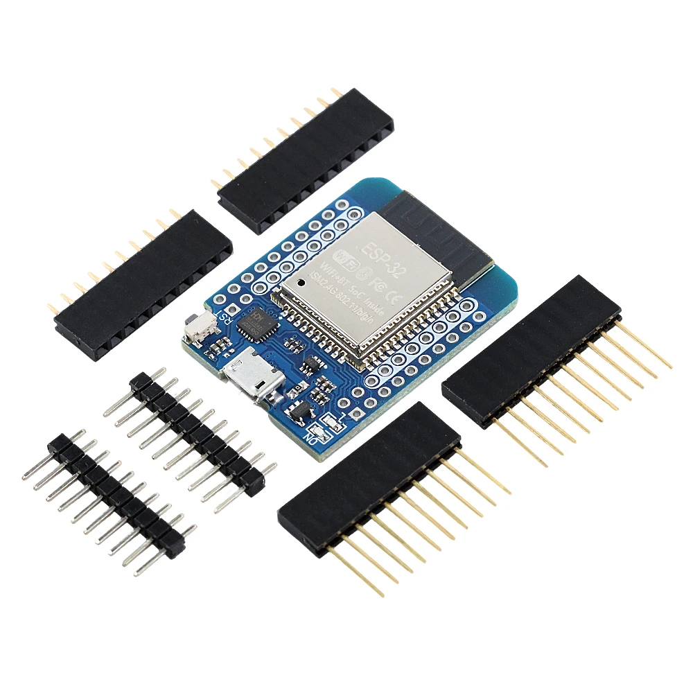 D1 MINI ESP32 BT WiFi Module Development Board for Internet of Things CP2102 CH9102F Serial 40Pin USB Micro Type-C