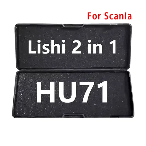 랜드로버 Scania 대형 트럭용 LISHI 2 IN 1 HU71 LISHI Pick/Decoder HU71 자물쇠 도구