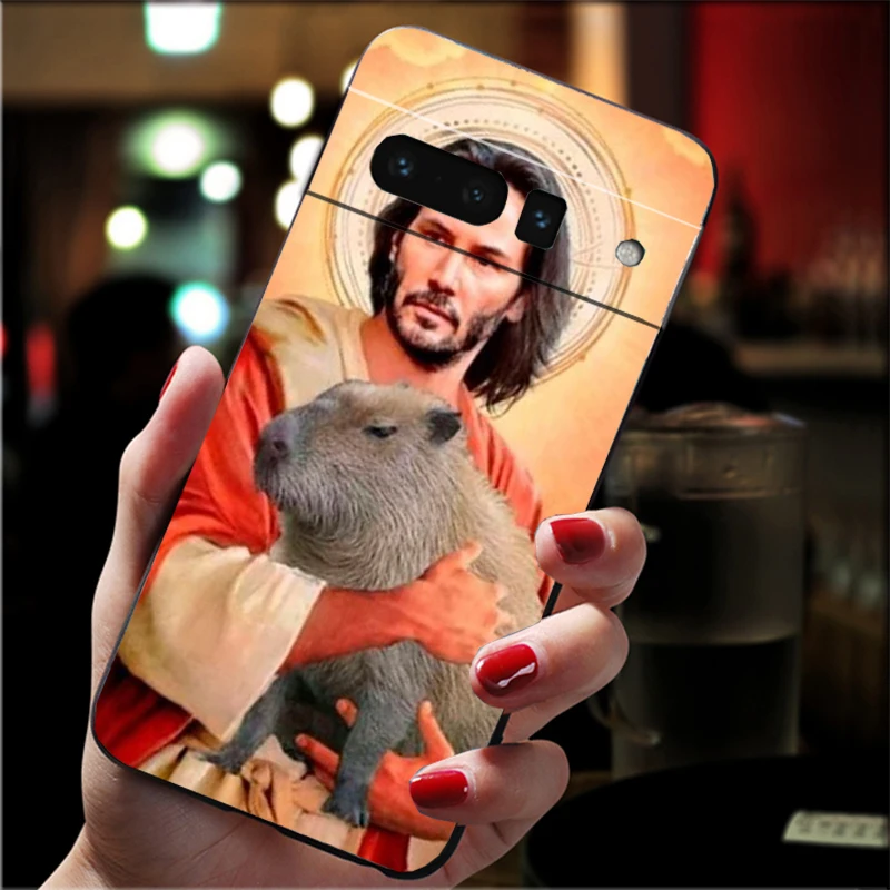 Picture 5: Phone Case For Google Pixel 10 Pro XL 9 Pro XL 9A 8 7 6 Pro Pixel 8A 7A 6A Pixel 8 7 6 5 Pet Animal Capybara