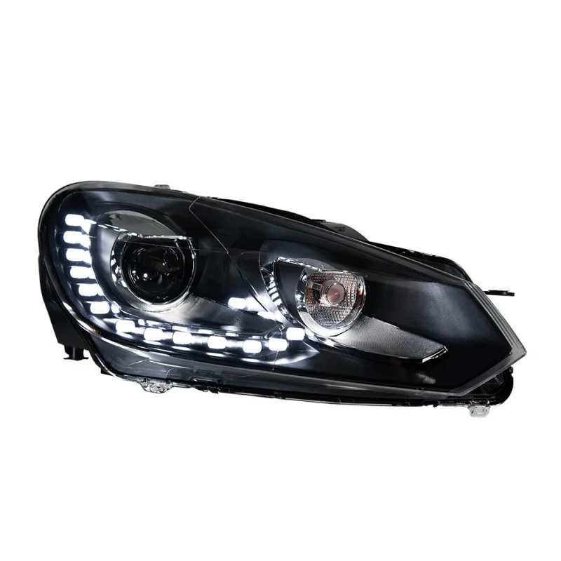 

Suitable for Special 2009-2012 Golf 6 Assembly Modified R20 Headlight Angel Eye Bi-Xenon Beam Accessories