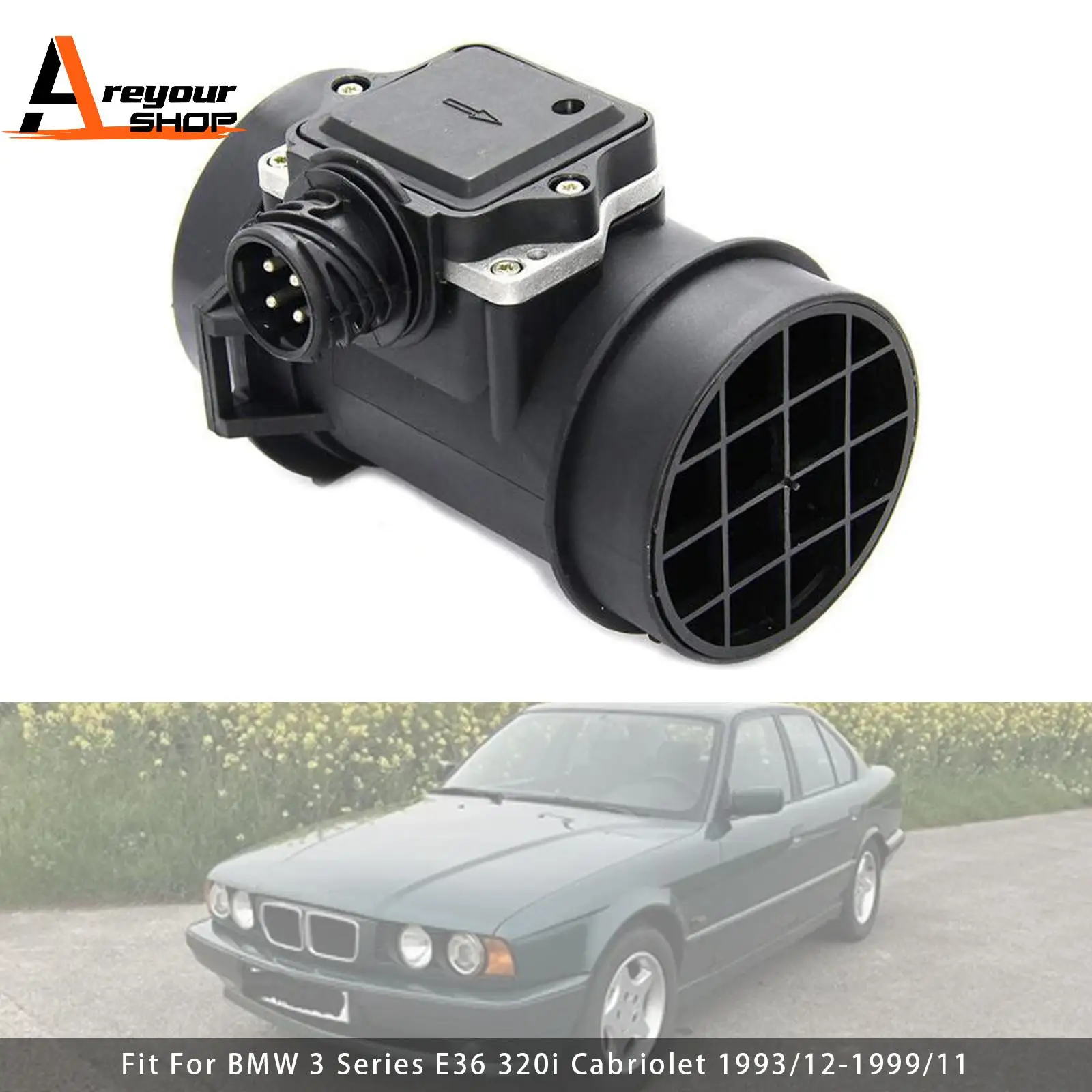 

Mass Air Flow Meter Sensor for BMW E36 E34 E39 320i 520i 5WK9007
