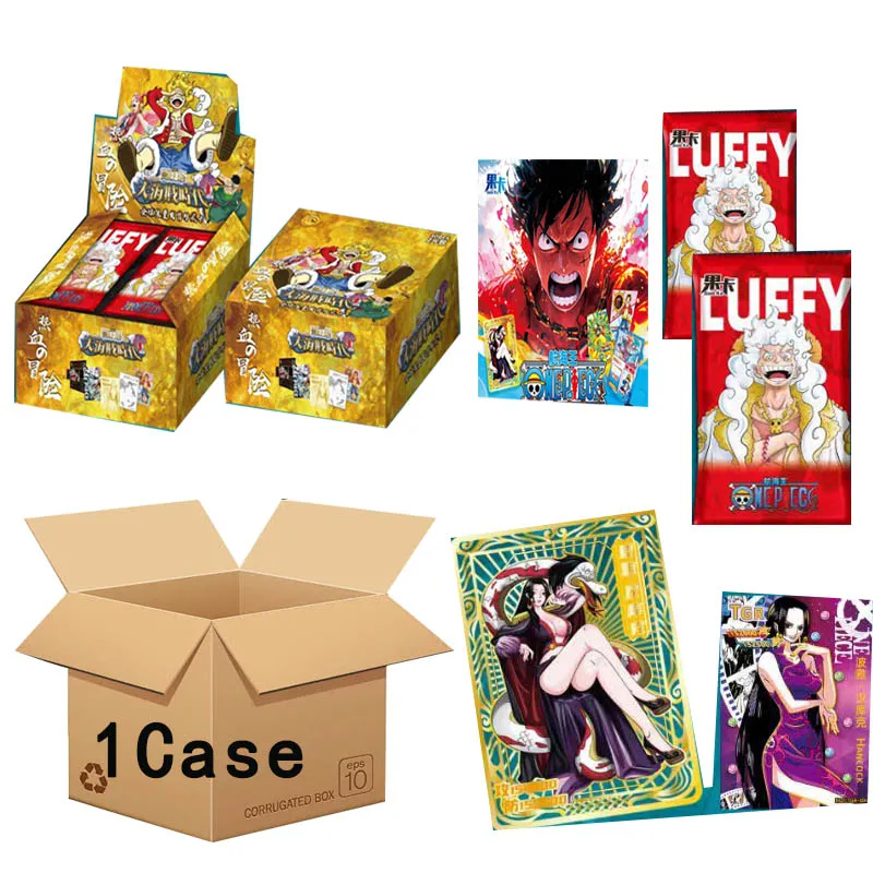 

One Piece Cards Booster Box Wholesales Collection Guoka Creativity Cultural Card For Birthday Children Games Playing Party Toy