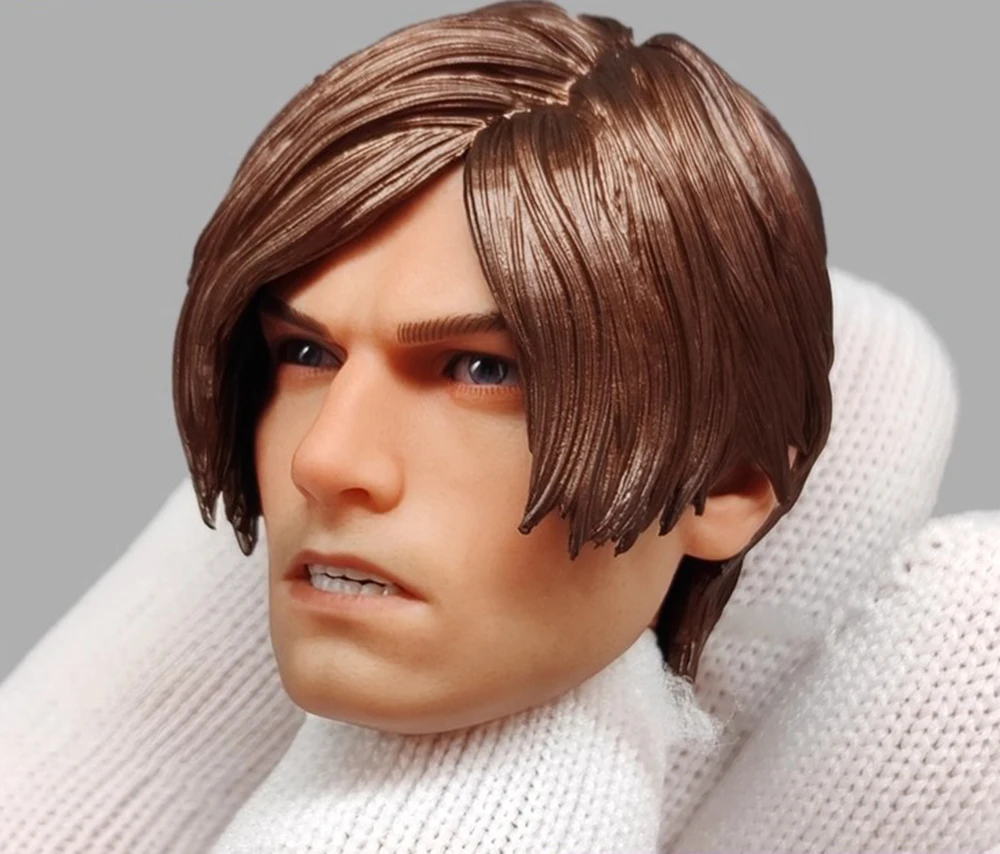 1/6 Polizia femminile Residenti dell'uomo Testa malvagia Sculpt Intagliare Materiale in PVC per 12 "Action Figure Doll da collezione