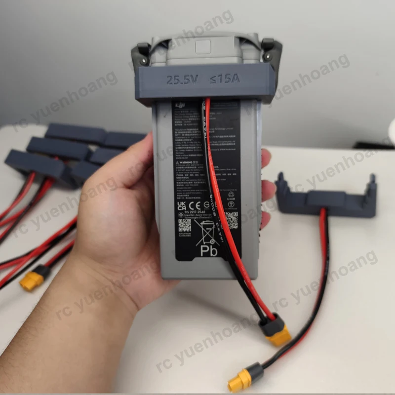 1 قطعة شحن سريع التوصيل عالية الطاقة شحن سريع رئيس ثلاثية الأبعاد وحدة شاحن مطبوعة ل DJI Matrice M4TD RC الطائرة بدون طيار بطارية قابلة للشحن