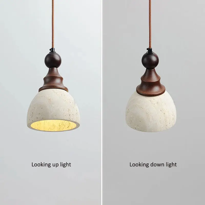 الرجعية السرير قلادة ضوء العتيقة وابي سابي نمط كهف حجر غرفة المعيشة غرفة الطعام مدخل قاعة منصة مشروبات Droplight