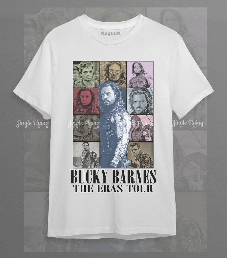 Sebastian Stan Bucky Barnes The Eras Tour Unisex Softstyle T-Shirt