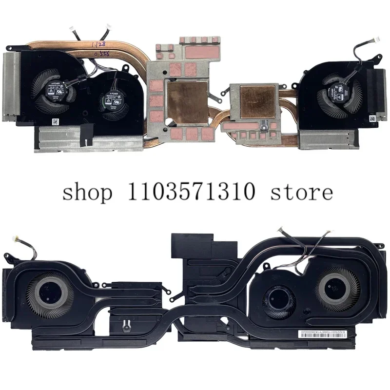 

Fan for MSI GS66 Stealth Cooling Fans with Heatsink E 322500600 A87Y1K 10001048