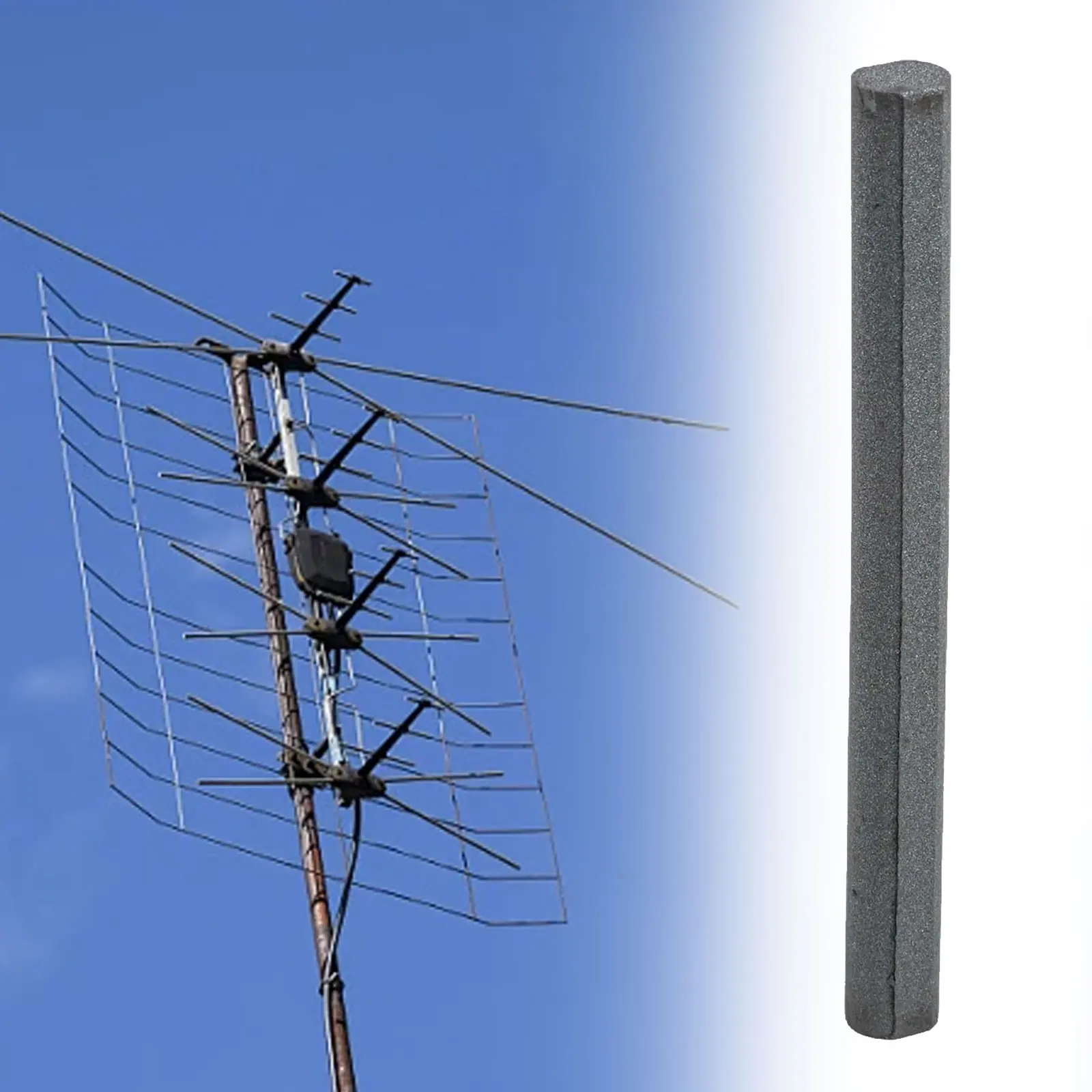 1pcs Buffer Rod Bar Anti-interference Ferrite Mandrel With Diameter Length 10×100mm  For Crystal- Radio Antenna Aerial