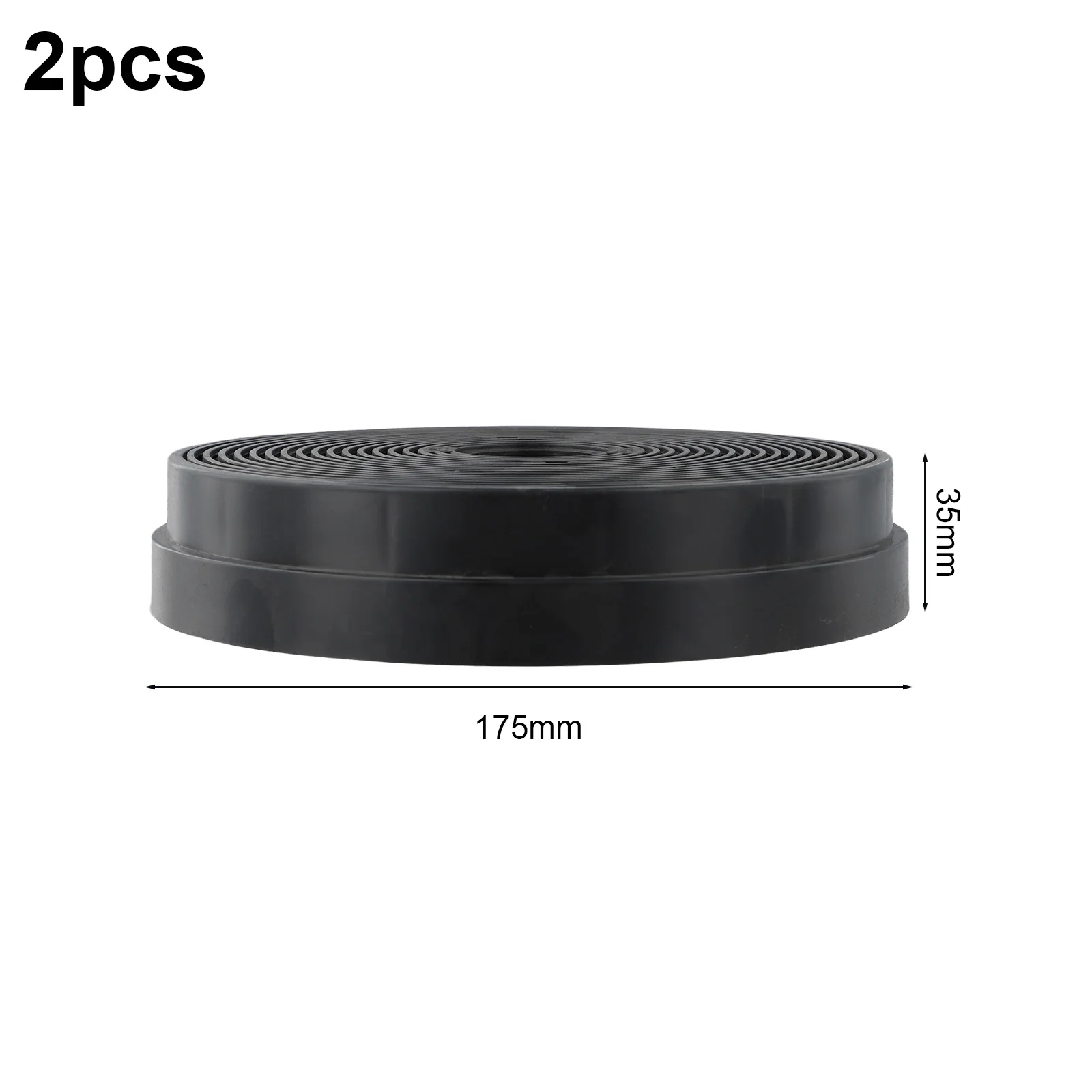 Black Range Hood Filters Kitchen Filters Easy Installation Efficient Smell Control Reliable Filters 175mm X 175mm X 35mm