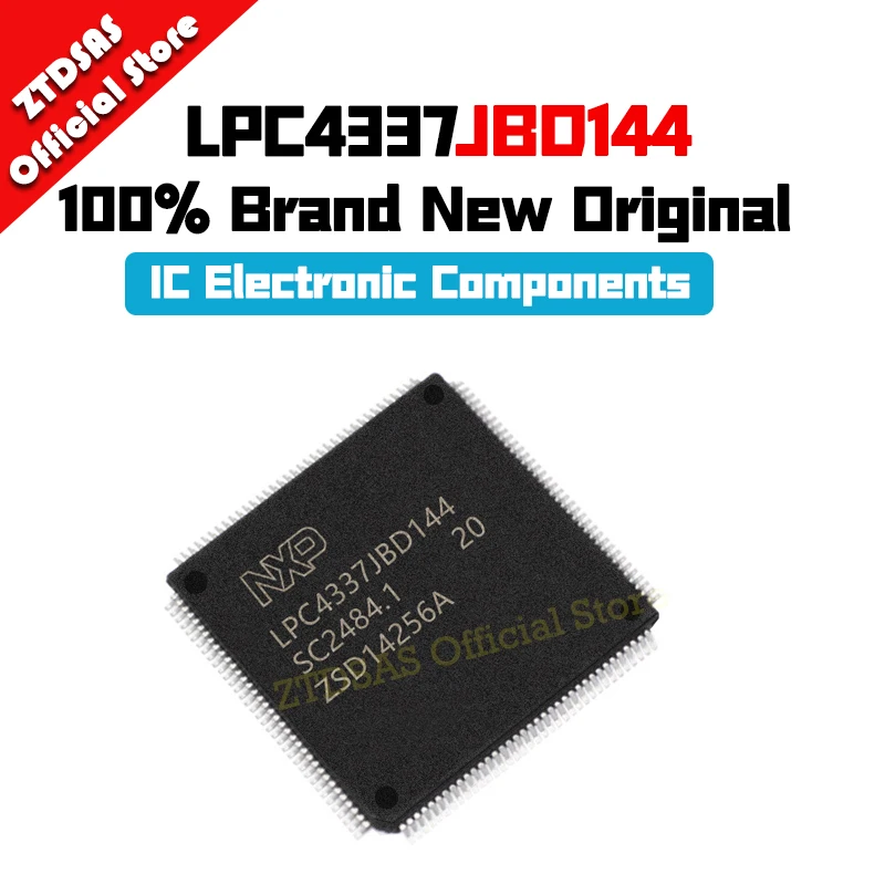 

New Original LPC4337JBD144 LPC4337JBD144E LPC4337JBD LPC4337 LPC Chip LQFP-144 IC MCU