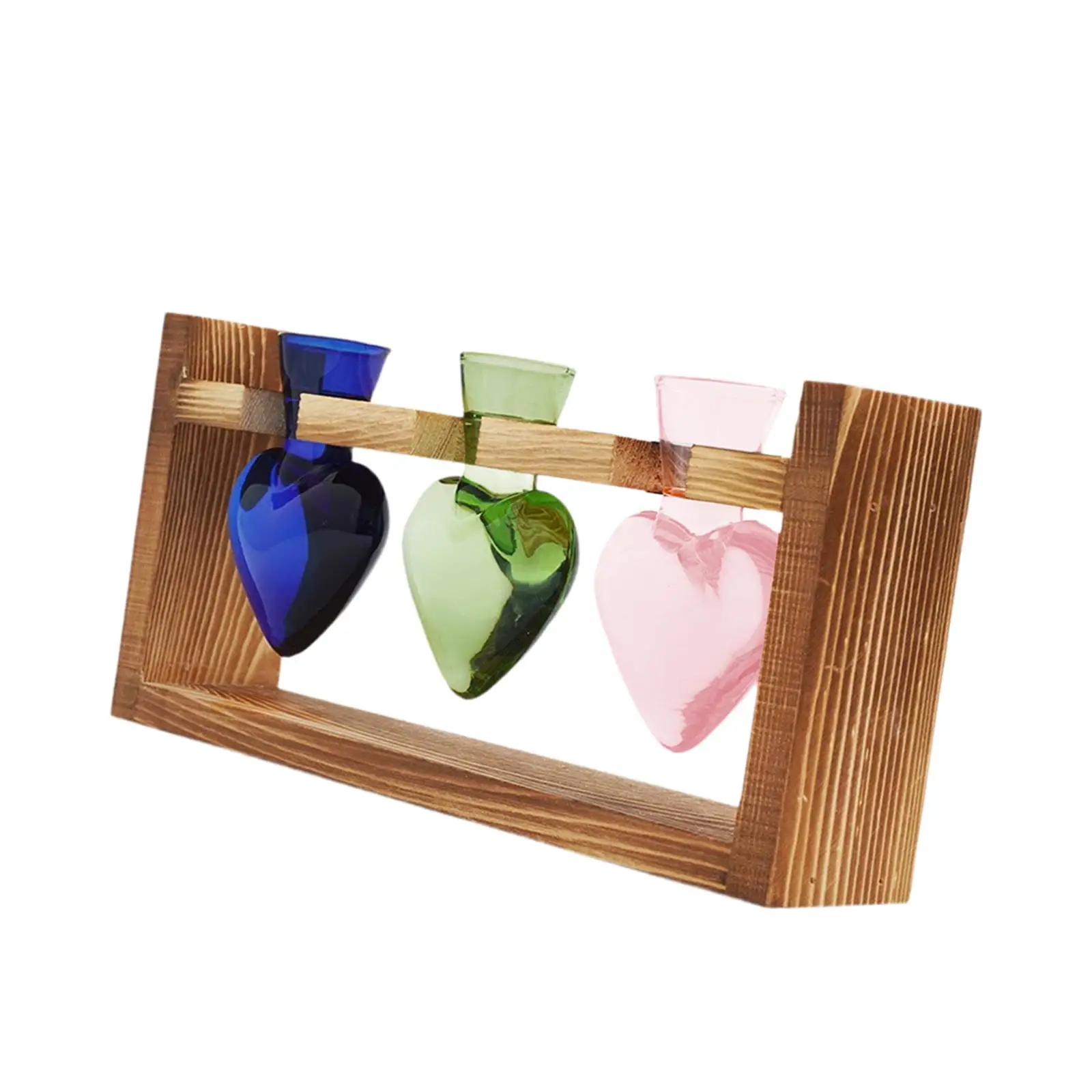Hydroponic Flower Vase Propagating Jar Display Flowers Flower Bud Planter Glass Vase Plant Terrarium for Kitchen Wedding Home