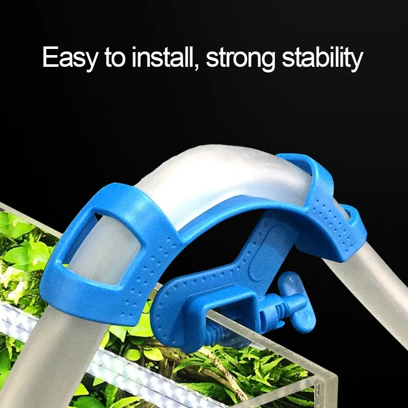 Aquarium Filtration Holder Water Pipe Filter for Mount Tube Fish Tank Firmly Hold Hose Fixing Clamp Aquarium Accessories Tool