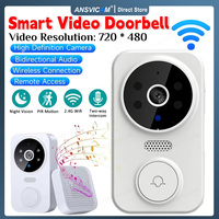 Tuya Popular M8 Wireless Doorbell Camera 1080 HD Informe Ring Chime WiFi Video Smart Intercom Doorbell
