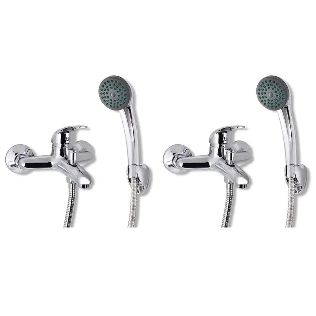 2 Pack Mixer Shower Heads - Adjustable Water Flow & Modern Design for Home Bathroom