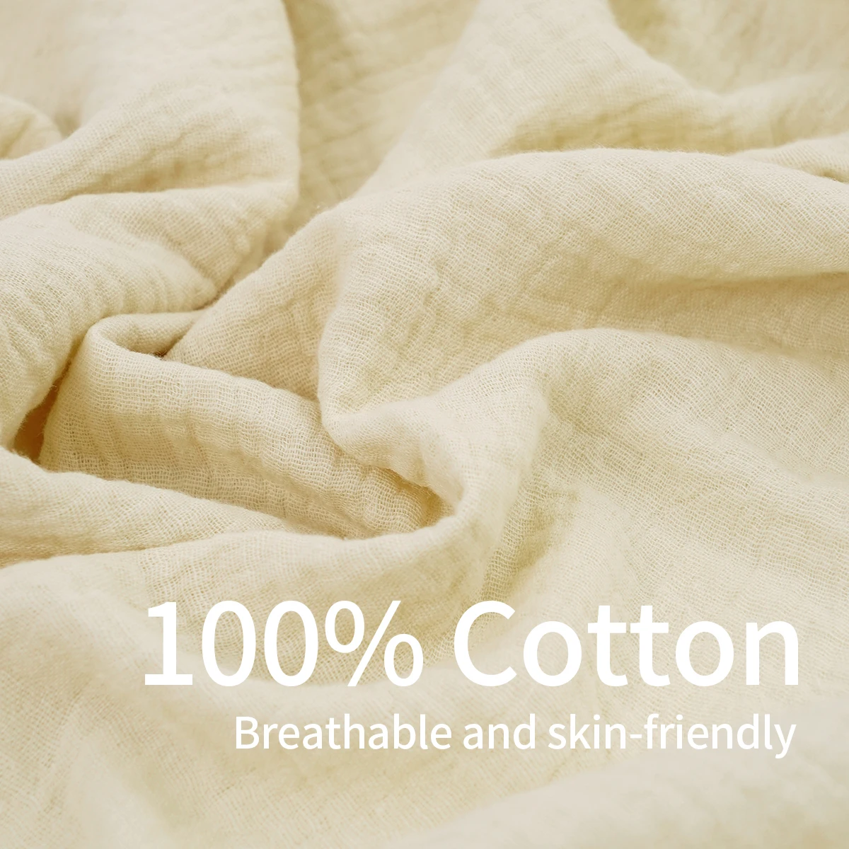 2025 Solid Color Baby Muslin Cotton Blanket Car Seat Cover Breathable Non-waterproof Sunshade Cradle Newborn Stroller Accessory