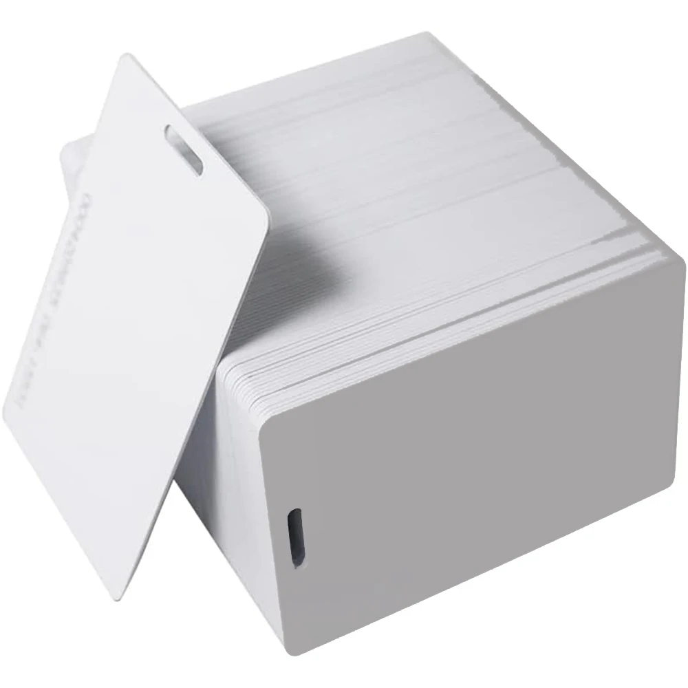 บัตรประจำตัว RFID TK4100 ความถี่ 125 กิโลเฮิร์ตซ์ แบบเหนี่ยวนำ พร้อมช่องสำหรับใส่กุญแจ