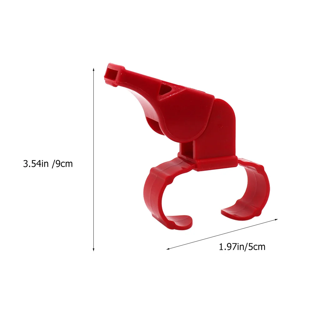 2 قطعة الصلبة ABS بصوت عال الرياضة صافرة الحكم الدائري سهلة الحمل هدية للمدربين المعلمين التنزه صفارات للبالغين