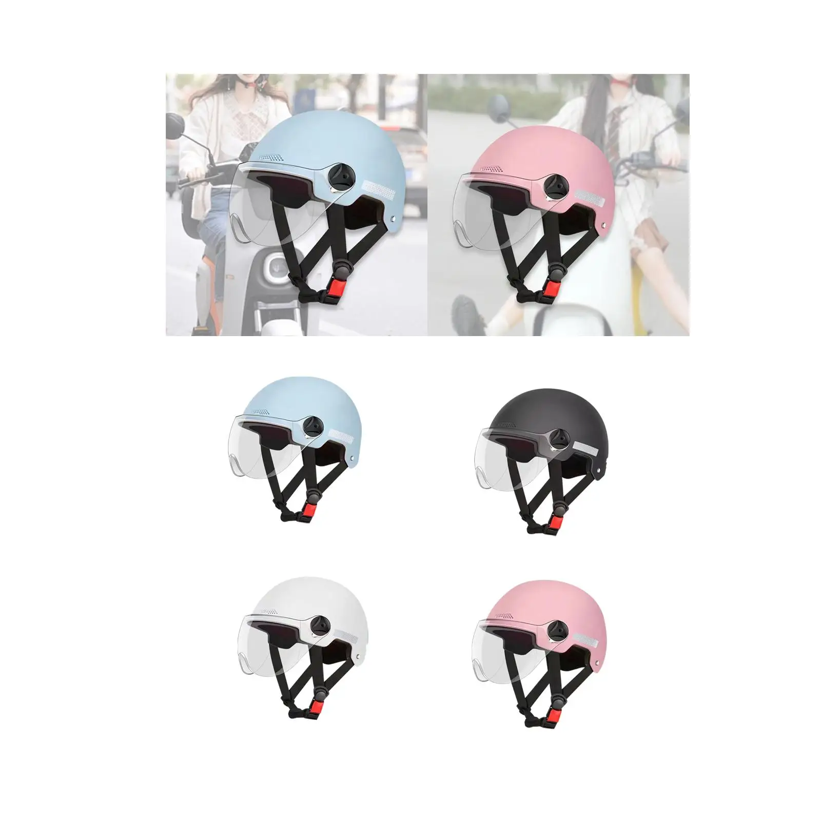 

Helmet Half Face Helmet Summer Adjustable Head Circumference