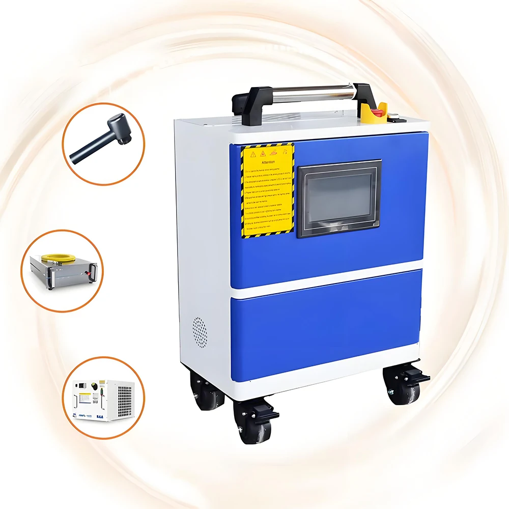 200 واط 300 واط 500 واط 1000 واط آلة التنظيف بالليزر النبضي لطلاء الخشب الحجر المعادن الليزر الأنظف #3