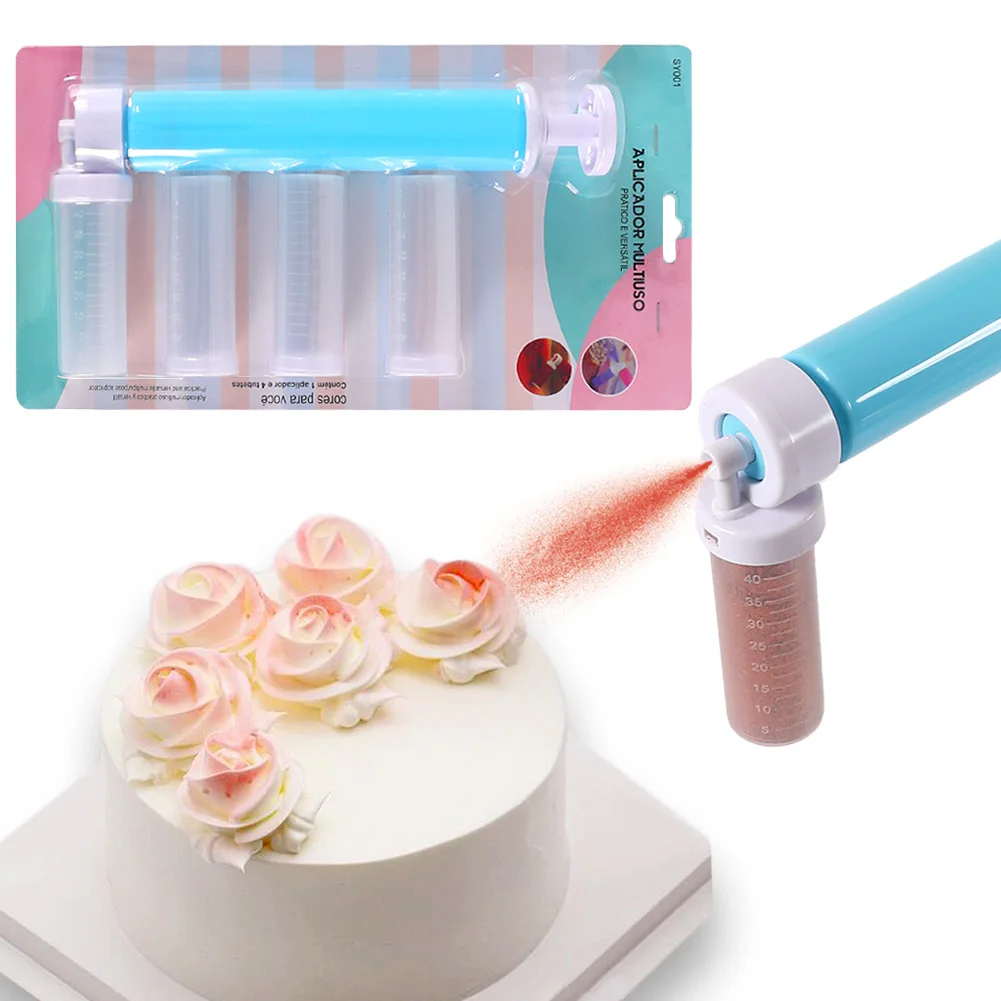 Cake Coloring Tools Cake Manual Airbrush Baking Decoration Cupcakes Desserts Spray Gun Mousse Sandblasting Kitchen Pastry Tools