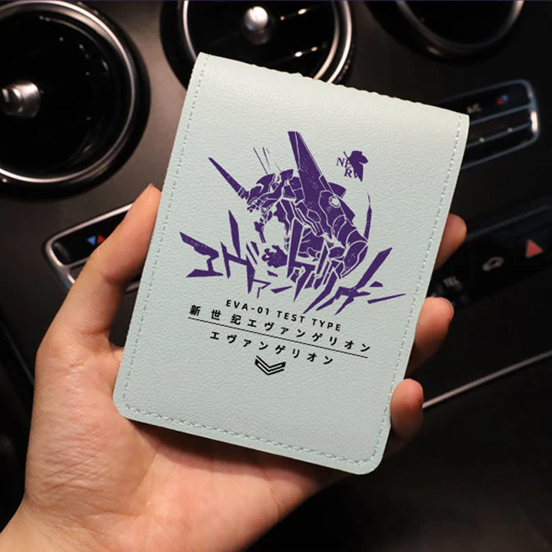 EVANGELION EVA-01 Kaarttas Slanke Compacte Bank ID-kaarthouder Rijbewijs Portemonnee Cosplay Anime Anti-demagnetisatie Kaarthouder