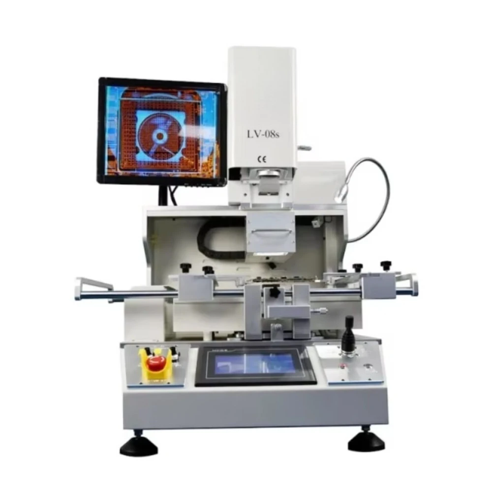 BGA Rework Station LV-08S 3 Zones Hot Air Touch Screen Solder Machine 5400W Soldering Tools Optical Alignment System