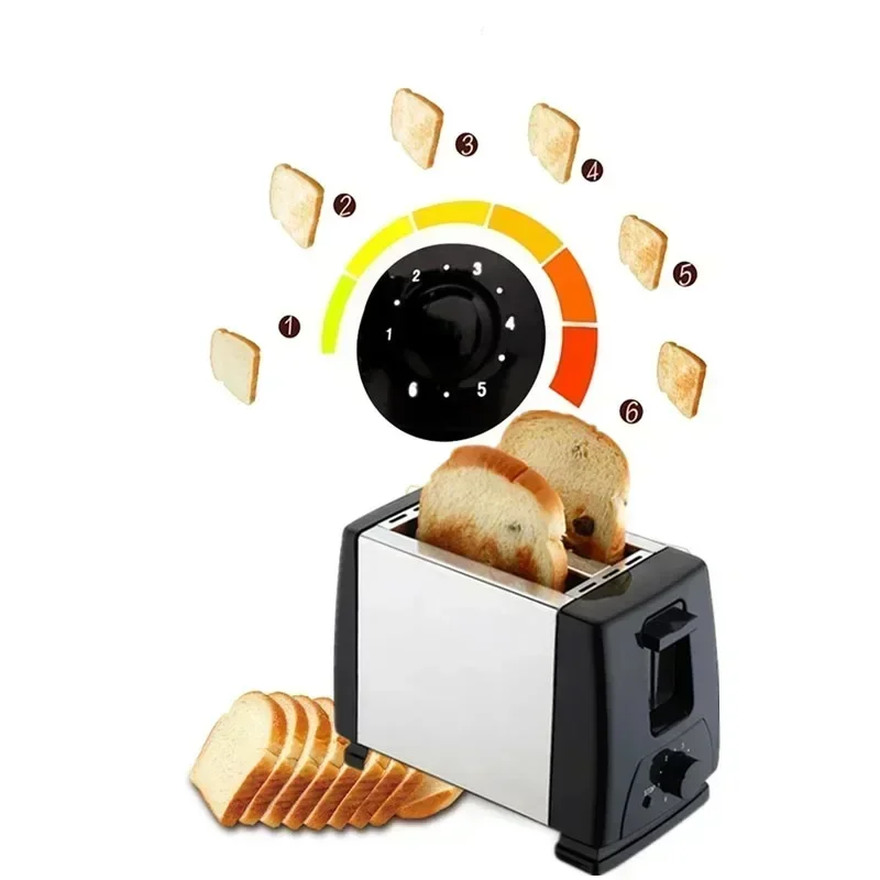 Automatic Home Commercial Kitchen Electric Bread Toaster Sandwich Maker Toaster 2 Slices Breakfast Sandwich Maker driver