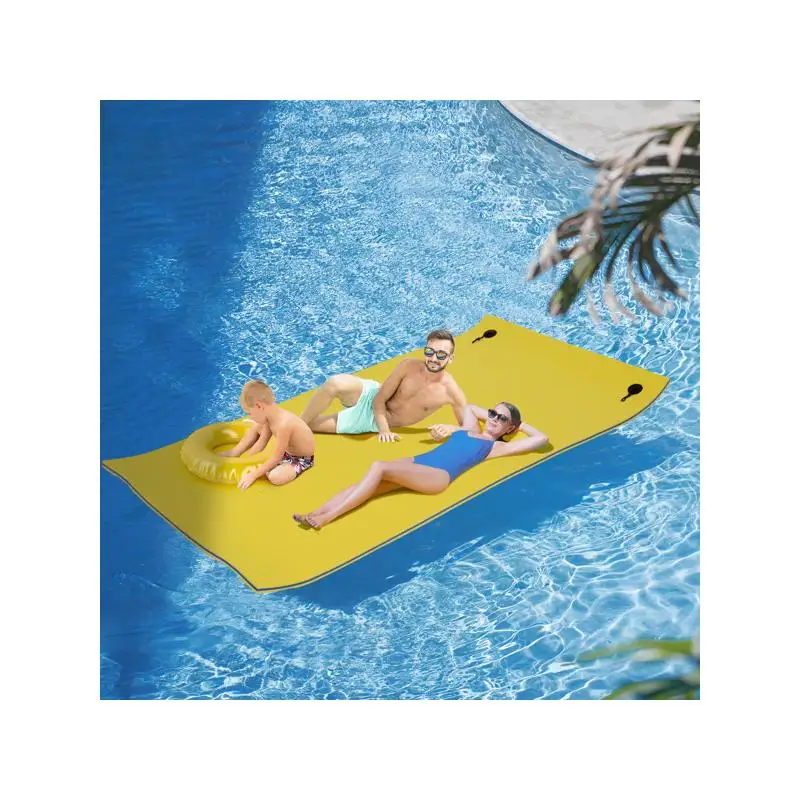 

Floating Water Mat - Large Lily Pad for Pool and Lake Fun, Durable & Lightweight Design for Hours of Relaxation and Play