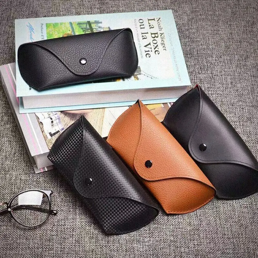 Anti Pressure PU Leather Glasses Bag Storage Box Spectacle Case Sunglasses Case Shell Sun Glasses Pouch Eyewear Accessories