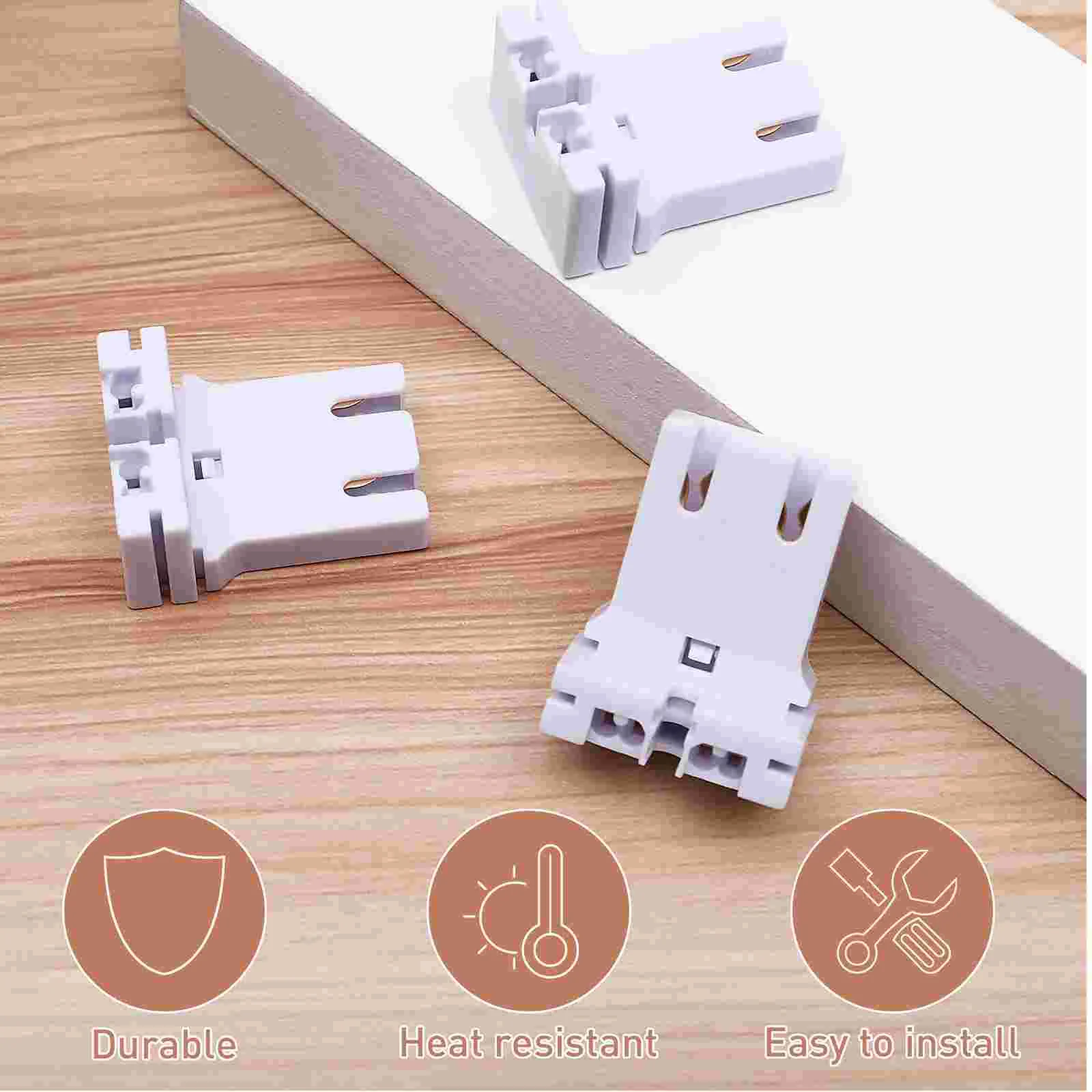 10 Pcs Fluorescent Lamp Holder Light Socket USB Bulb Base Pendant Fitting Projector Stand Household Holders T8/T12 Tube