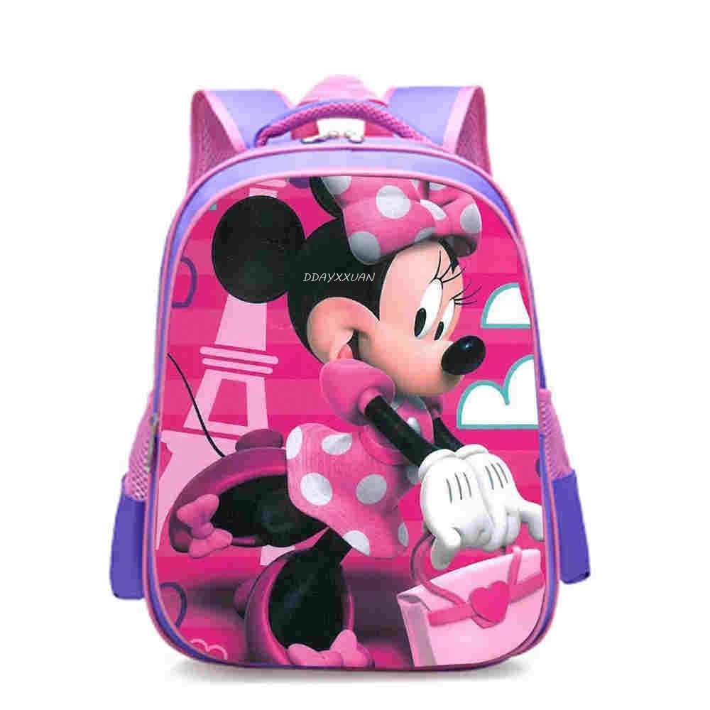 12 inch Mickey Minnie Mouse Kindergarten Backpack Children School Bag Toddler Bag for Fashion Kids School Bookbags Gift