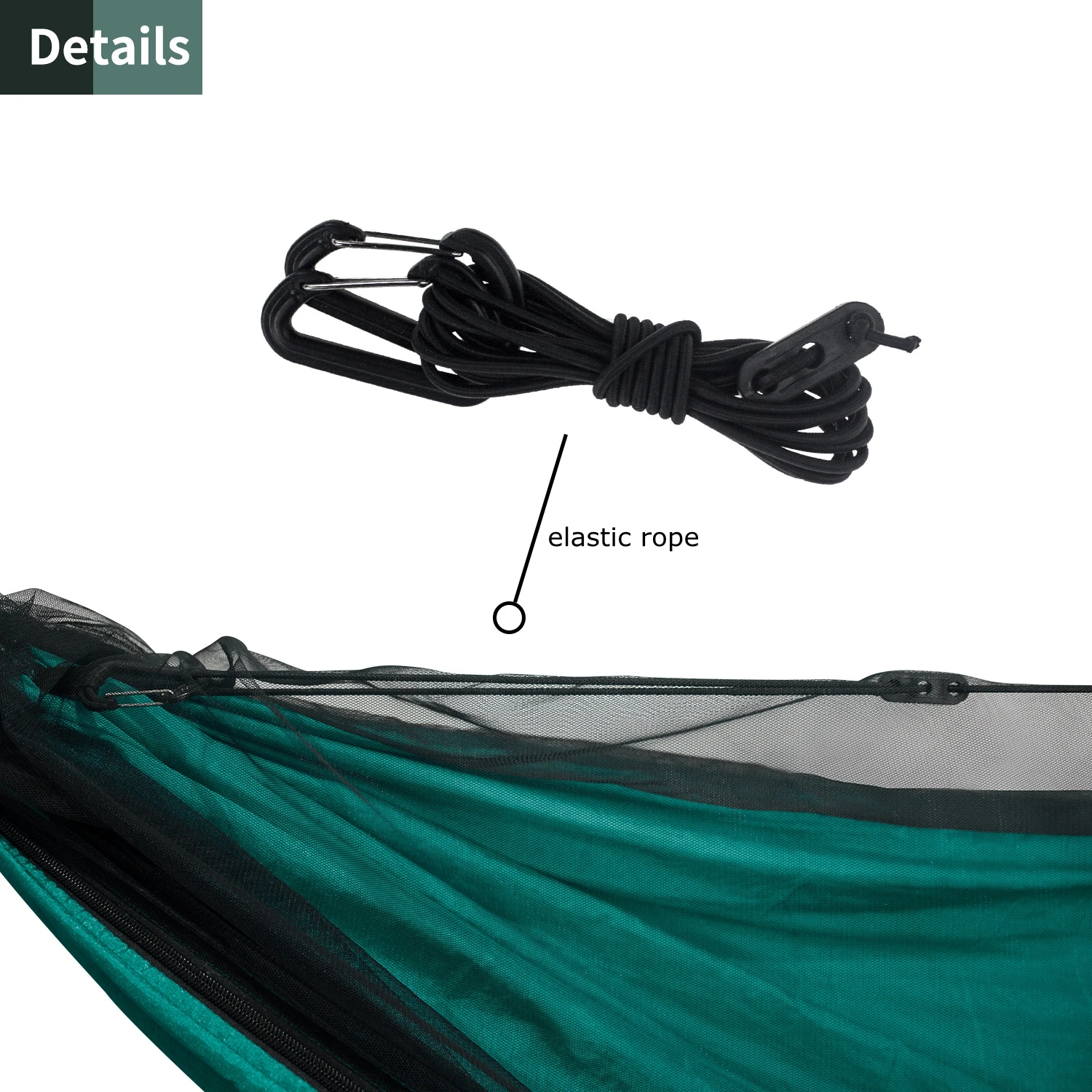 모기장 및 캐노피 세트가 있는 해먹 야외 캠핑을 위한 휴대용 빠른 개방형 해먹 플러스 방수 차양 캐노피