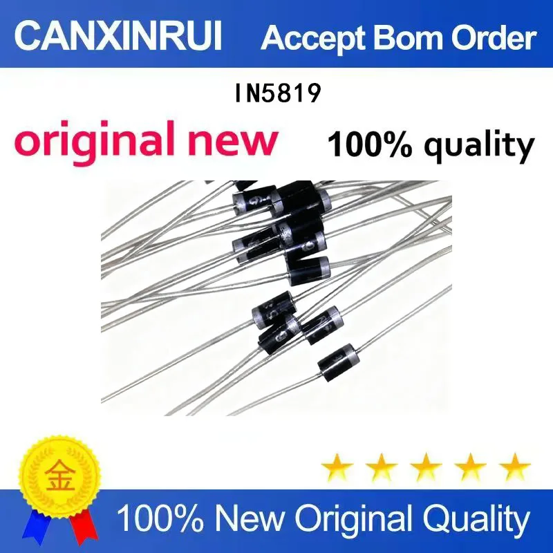 (5-100 Pieces) New stock 1N5819 IN5819 direct insertion Schottky diode