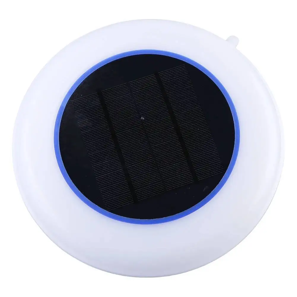 太陽光発電式 7色ナイトライト イオナイザー 銅製プールクリーナー 淡水プール＆スパ用