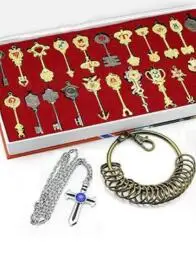 25pcs/set Anime Figure Elza Lucy Cosplay Keychains Pendant Brinquedos Action Figure Keyrings Accessories Doll Toys