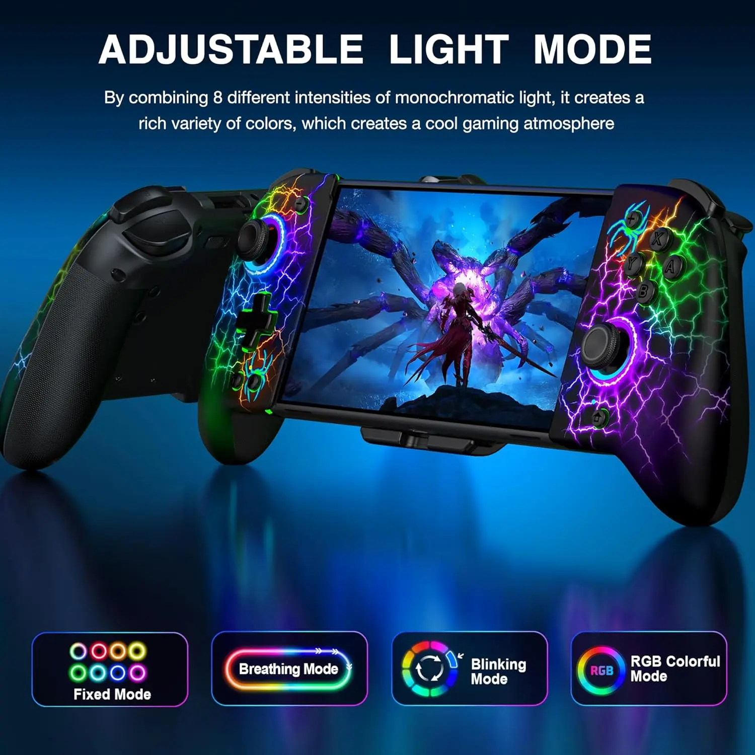 وحدة تحكم DinoFire Switch، للتبديل Joy Con، وحدة تحكم Joypad من قطعة واحدة لوضع Nintendo Switch OLED المحمول