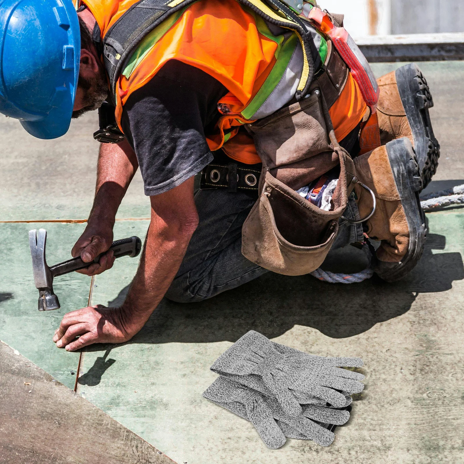 

Cut Resistant Gloves Level 5 Long Sleeve Protective Work Gloves Breathable Forearm Guard Sleeve Arm Protection Industrial