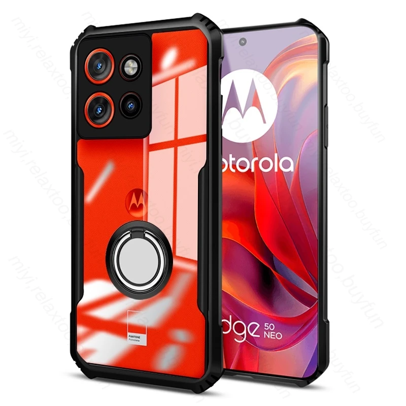 Transparent Acrylic Back Cover for Motorola Edge 50 Neo 50Neo Edge50Neo 5G XT2409-5 6.4