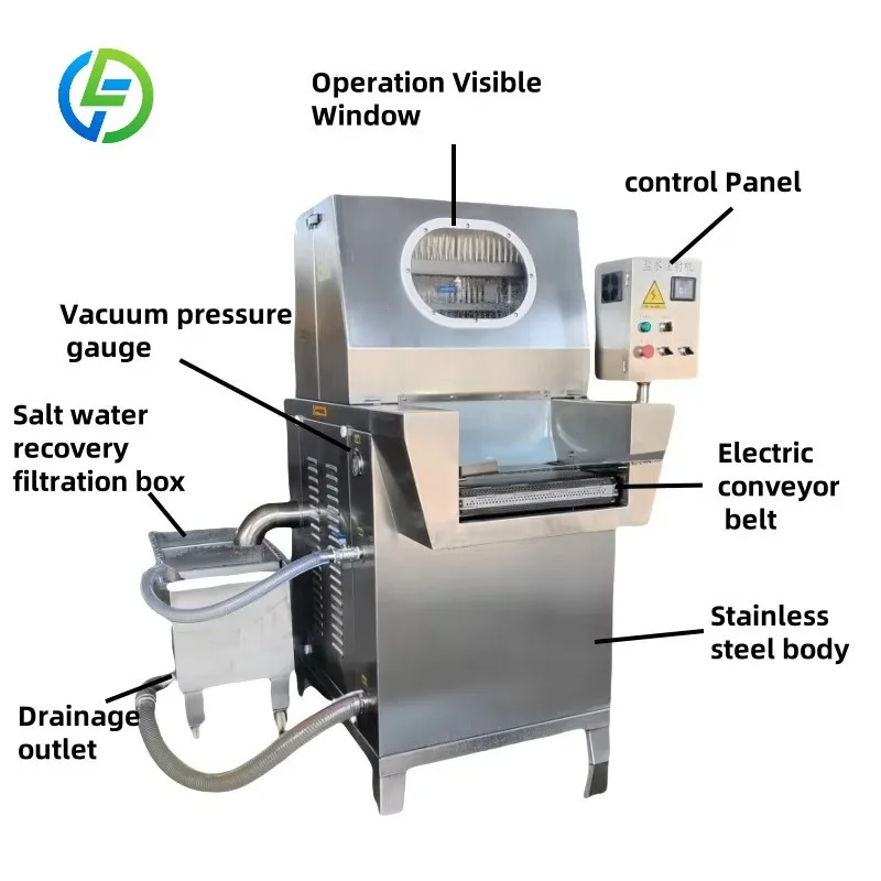FL Customized Industrial Saline Injection Machine Stable Pressure Meat Injector for Lamb Duck Meat Treatment