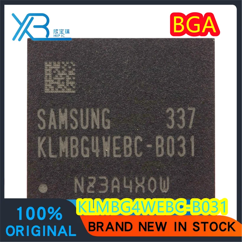 

(1/20 pieces) KLMBG4WEBC-B031 KLMBG4WEBC 32GB 5.0 version eMMC 153FBGA font storage chip IC brand new spot delivery fast