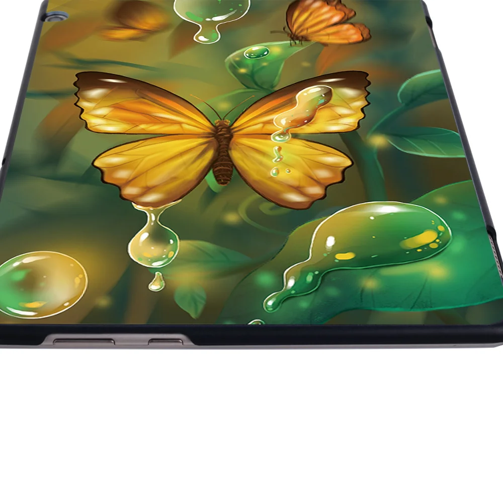 Tablet Hard Shell Case for Huawei MediaPad T3 10 9.6" Animal Pattern Anti-fall Plastic Protective Shell + Free Stylus
