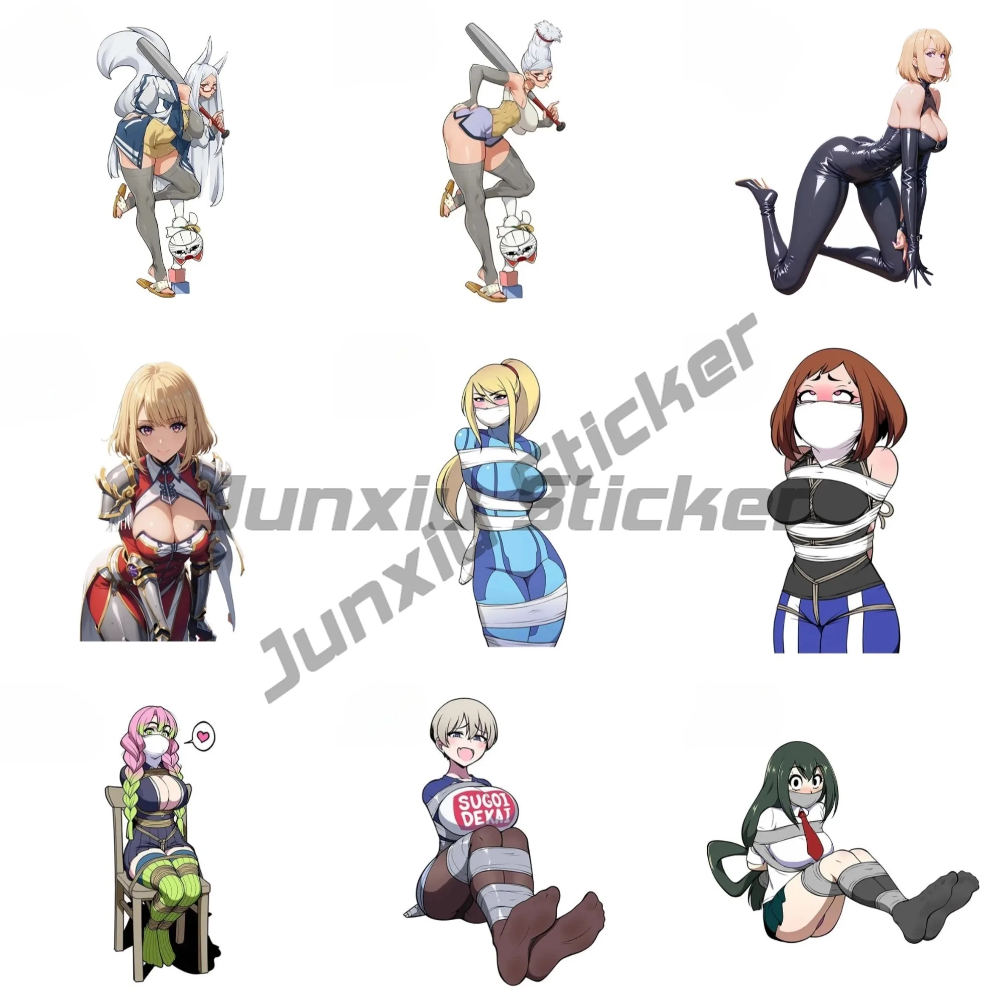 

Sexy Bikini Waifu Anime Car Decal Cute Cat Sticker