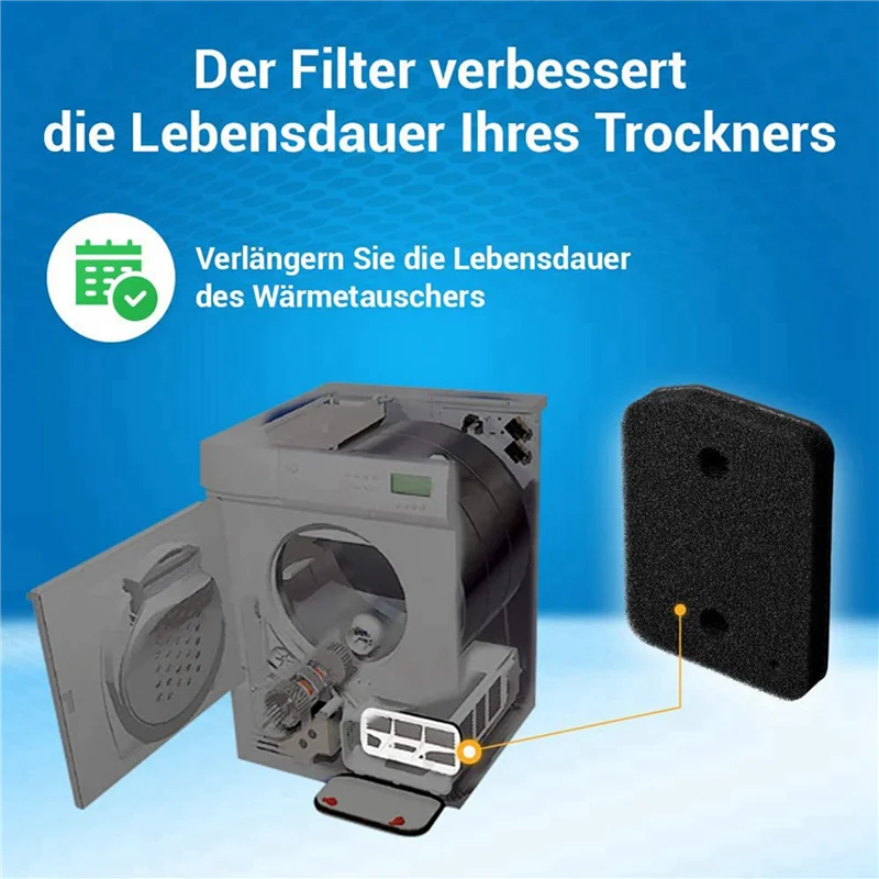 ABUS-10 قطعة استبدال فلتر ل 9164761 مجفف مضخة الحرارة ، مكثف مجفف تصفية رغوة قاعدة تصفية مجفف أجزاء