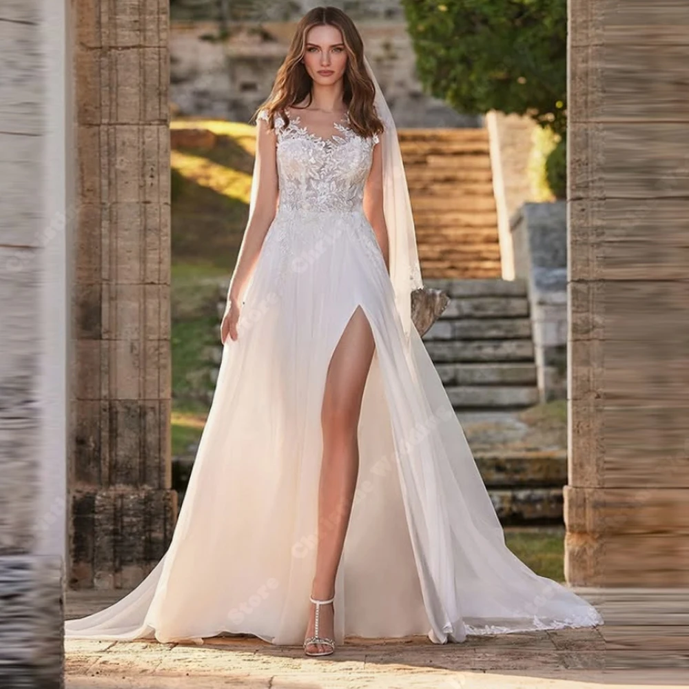 

Sweetheart Collar Women Wedding Dresses Fascinating Sleeveless Tulle Bridal Gowns Princess Party Vestidos De Novias Customized