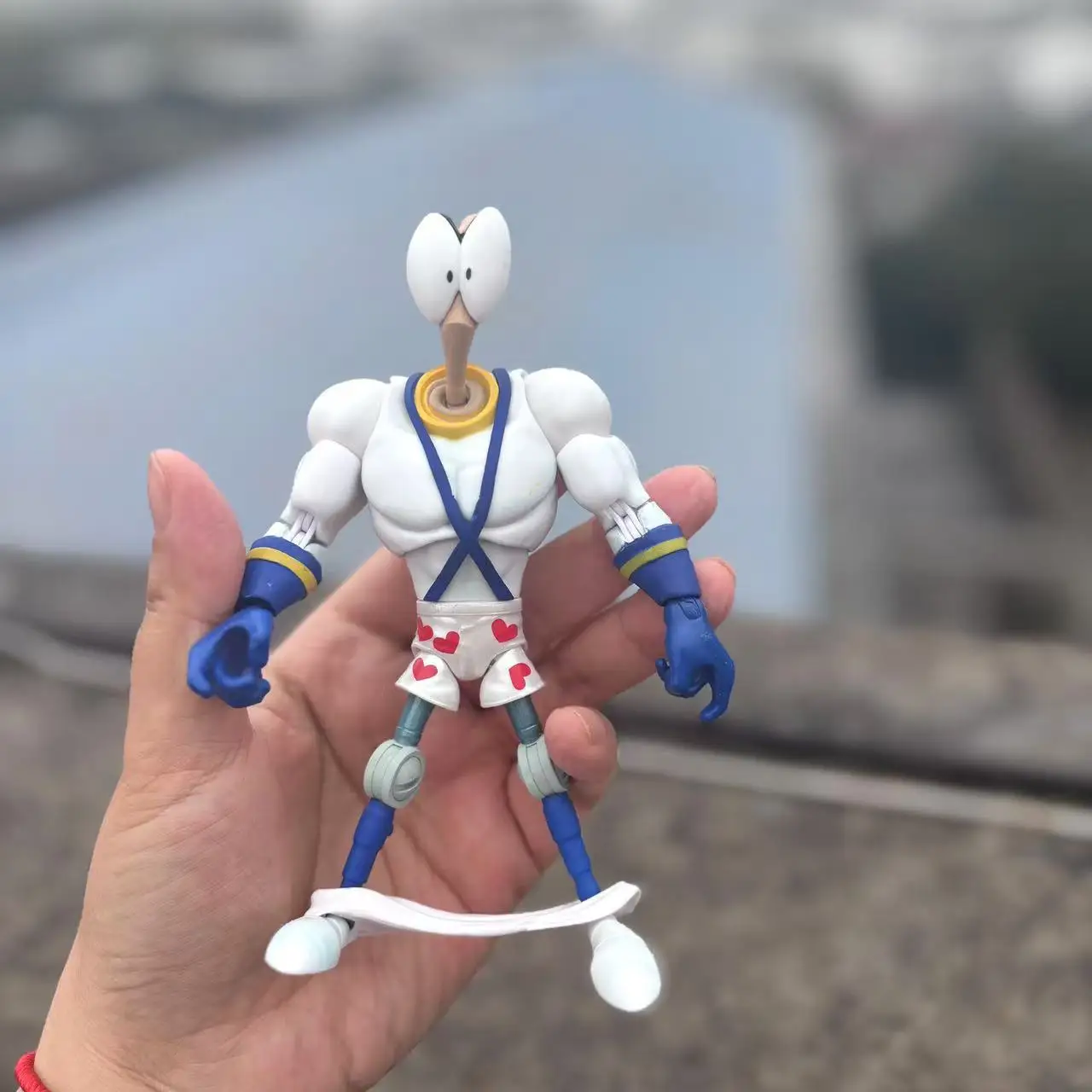 PDNA دودة الأرض جيم عمل الشكل دودة الجسم Psy-Crow بوب القاتل الذهب الأسماك المخاط ألعاب شخصيات الحركة 15 سنتيمتر #6